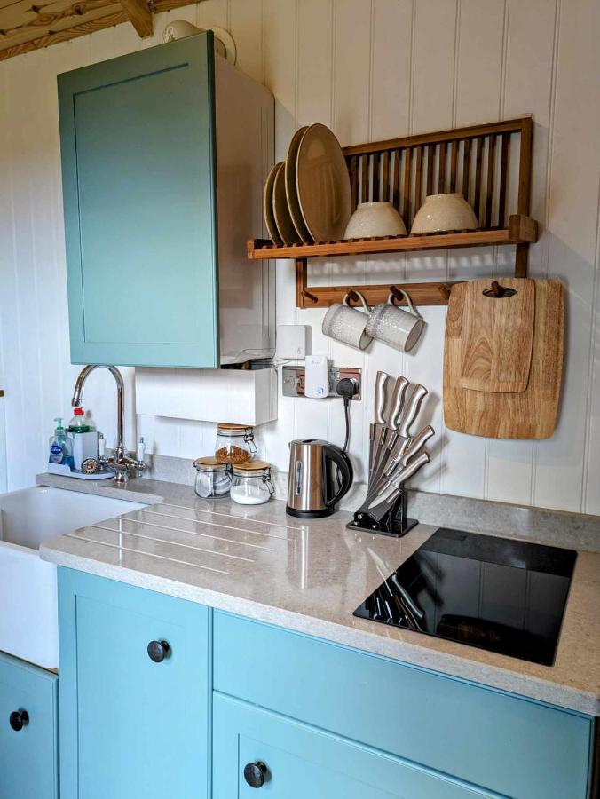 Romantic Nature Retreat, Luxury Glamping & Stargazing Views - Dragonfly Shepherd Hut Yarpole Extérieur photo